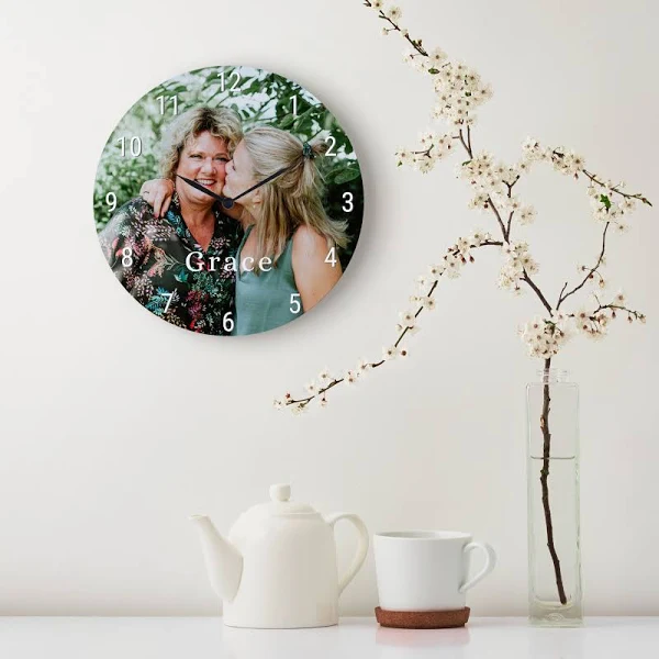 Personalizowany zegar ze zdjęciem -duży