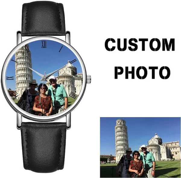 Spersonalizowany zegarek ze zdjęciami DIY niestandardowe drukowanie sprawi