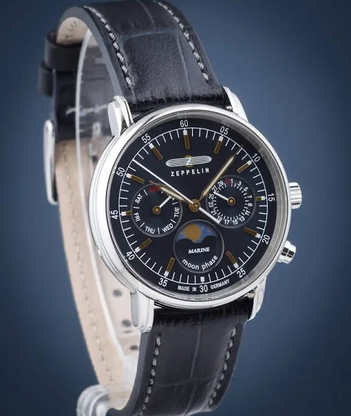 Zegarek damski Zeppelin LZ14 Marine Moonphase Lady 8635-3