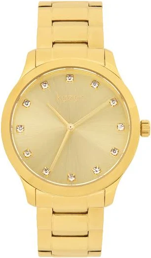 Zegarek damski z indeksami w formie kryształków