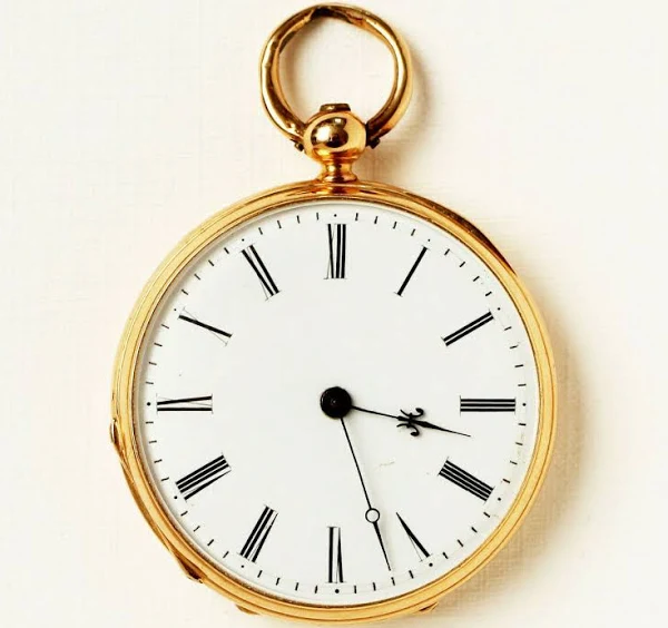 zegarek kieszonkowy złoty zegarek 18 karatów 750 złoty zegarek na