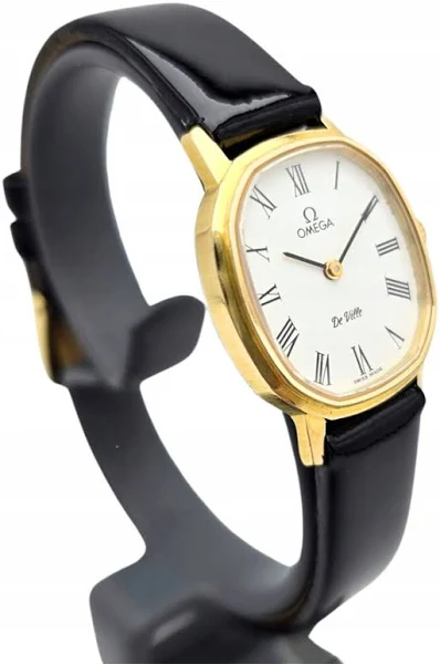 używany pozłacany damski Zegarek omega-de-ville