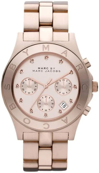 Marc Jacobs Blade MBM3102 Unisex Rose Golden Brushed