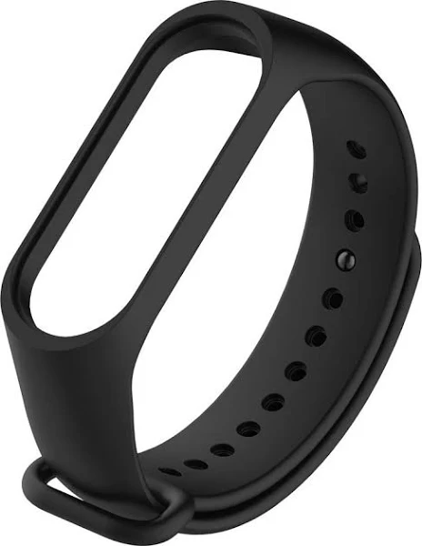 Hurtel zamienna Silikonowa opaska pasek do Xiaomi Mi Band 4 / Mi Band 3 czarny