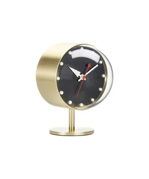Vitra Night Clock Brass/Black