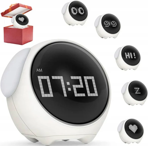 Zegar lampka nocna Emoji