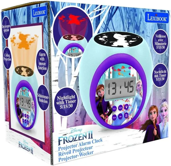 Lexibook Budzik cyfrowy Frozen z projektorem i timerem RL977FZ