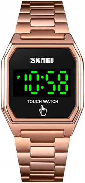 Zegarek damski Skmei Led ekran dotykowy czarny