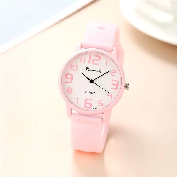 Silikonowy damski zegarek