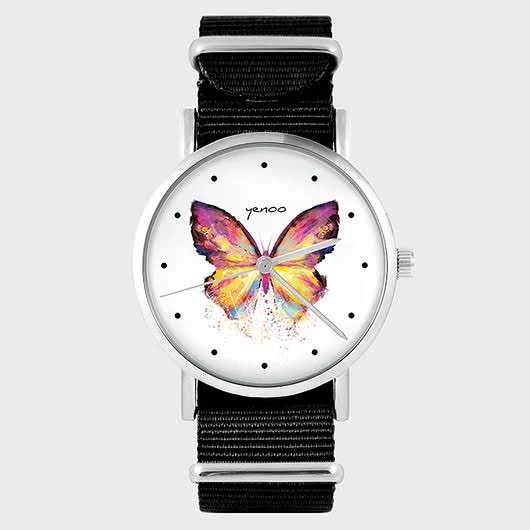 Zegarek Motyl czarny