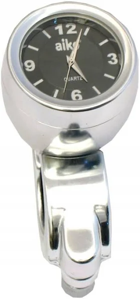 Motrix Chromowany Zegarek Na Kierownicę Gadżet Chrom Dla Motocyklisty