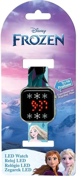 Euroswan Kraina Lodu Kids Zegarek cyfrowy LED z kalendarzem