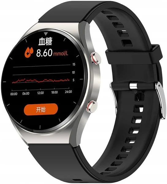 Dokładny pomiar poziomu cukru we krwi Smartwatch