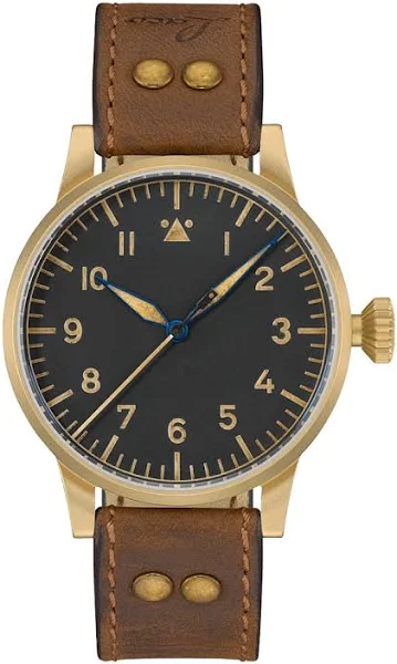 Laco Memmingen 42 Pilot Watch Original Mechanical Bronze