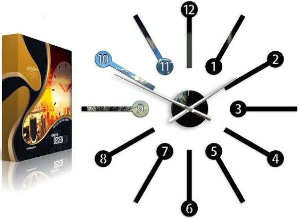 DUŻY zegar ścienny METRO