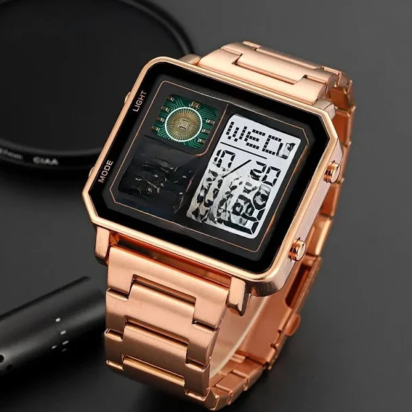 SKMEI 2033 Zegarki sportowe Odliczanie podwójnego zegarka Budzik Chronograf stołowy Zegarki cyfrowe