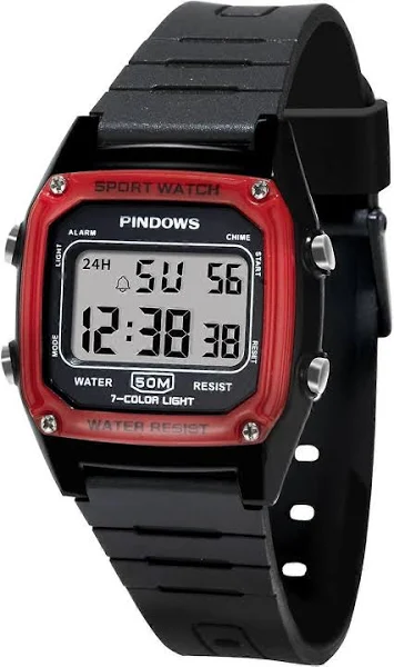 Morakot Zegarek sportowy dla mężczyzn cyfrowe analogowe sportowe wojskowe elektroniczne zegarki LED z wyświetlaczem 12H / 24H