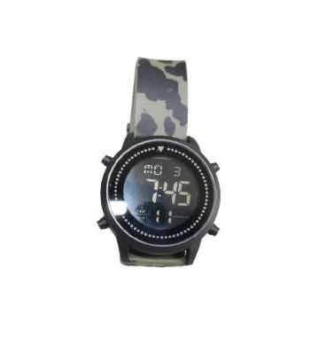 Asos Design cyfrowy zegarek męski pasek moro