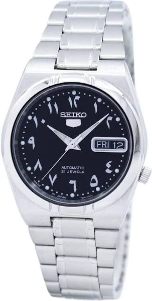 Seiko Men's SNK063J5 Round Watch Silver Analog