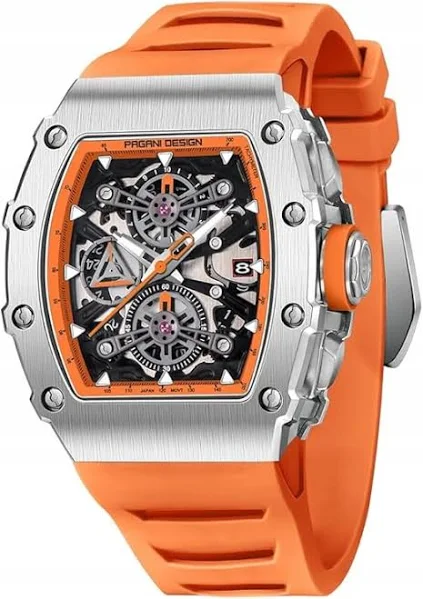 Zegarek Męski Pagani Kwarcowy Szkiełko Szafirowe Analogowy