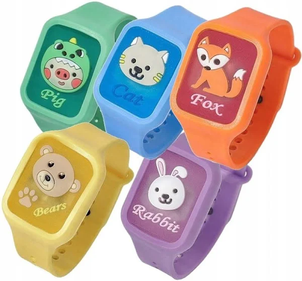 Opaska Na Komary Meszki Dla Dzieci Led Zegarek 5Sz