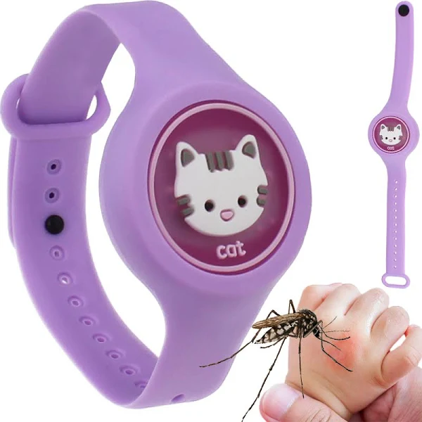 Opaska Na Komary Silikonowa Zegarek Led Dla Dzieci