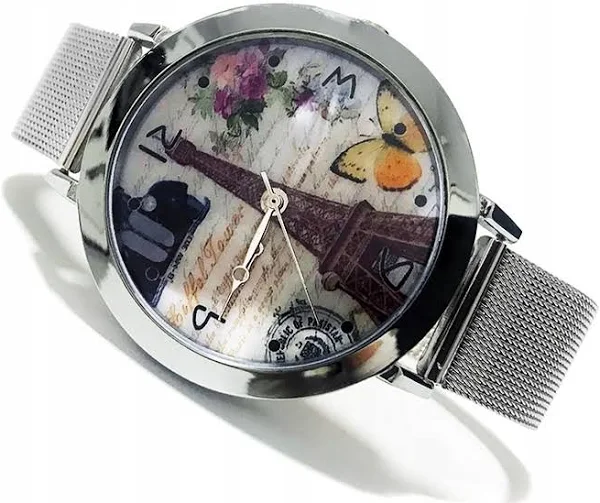 Geneva Klasyczny Zegarek damski mesh bransoleta