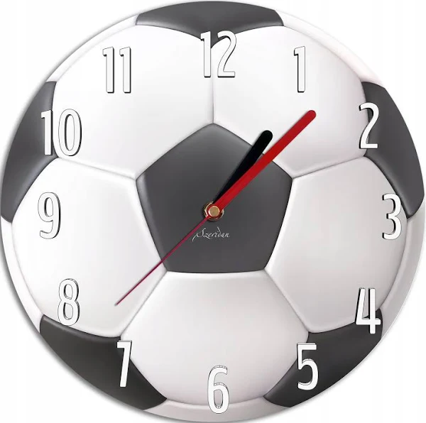 Piłka Nożna zegar ścienny Bezgłośny Mechanizm