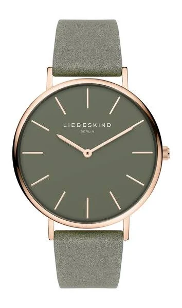 Liebeskind Zegarek kwarcowy w kolorze różowozłoto-zielonym