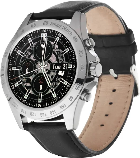 Garett Electronics Smartwatch Men Style srebrno czarny 5903991665591