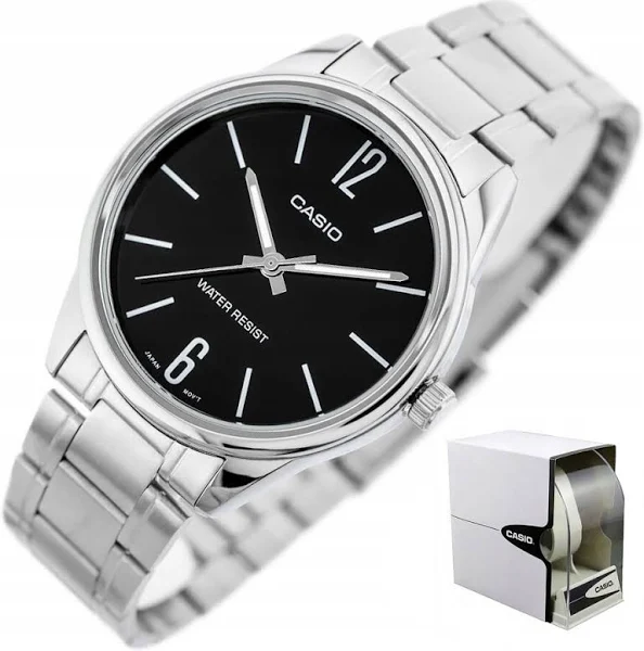 Zegarek Męski Casio Steven +box +grawer stalowy klasyczny