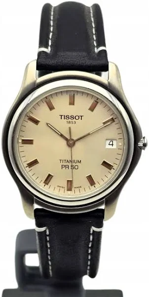 używany Męski Tissot PR50 Titanium J176/276K