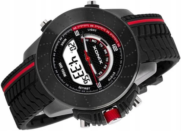 Męski Zegarek Xonix 10ATM DualTime Funkcje