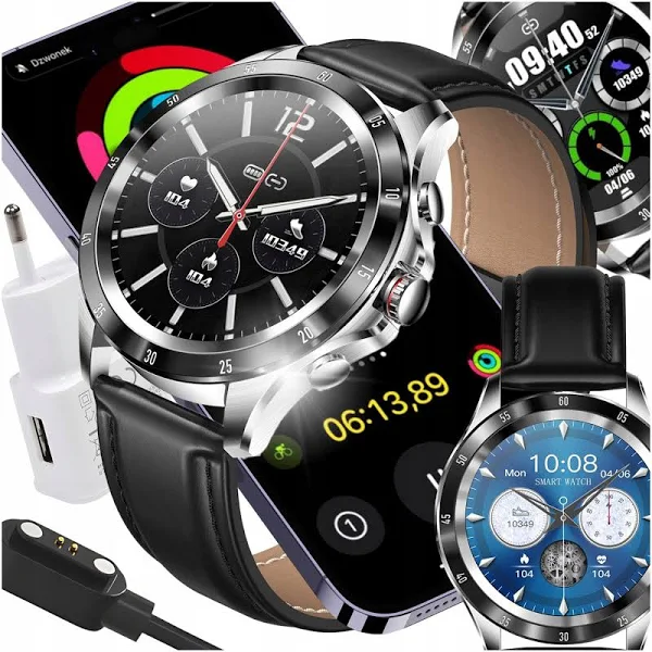Smartwatch Zegarek Męski Z Rozmowami Wielofunkcyjny Polskie Menu