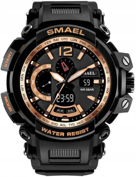 Zegarek męski Smael elektroniczny stoper alarm vv5