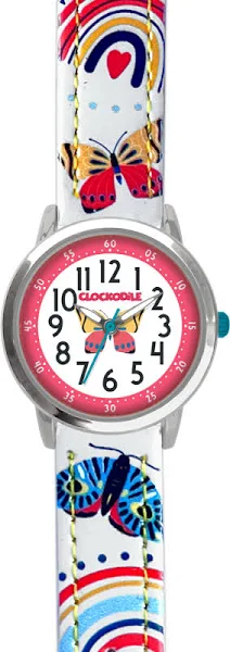 zegarek dziecięcy dla dziewczynki Clockodile cwg5181 motyl