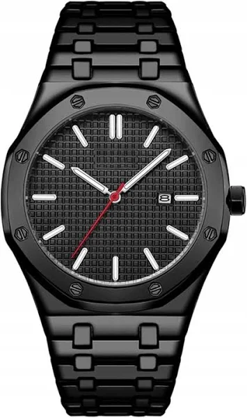 Męski Analogowy Zegarek Kwarcowy Wodoodporny