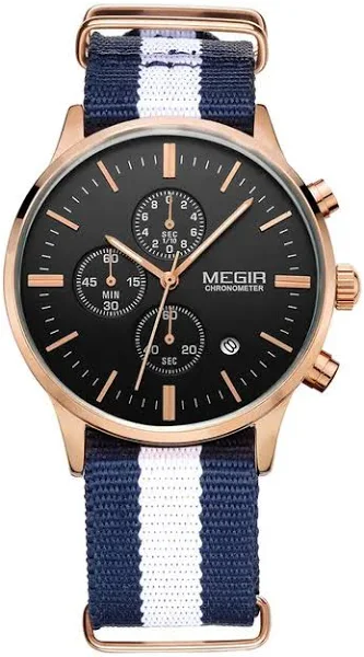 Zegarek Męski MEGIR Triple