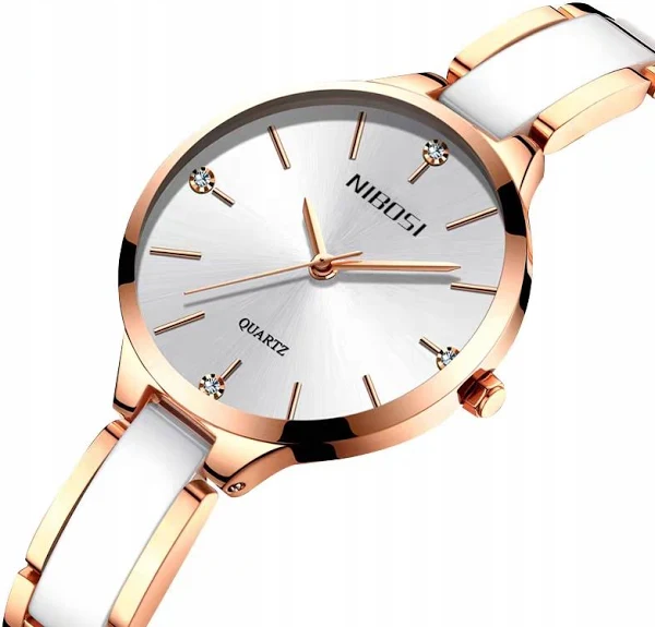 Klasyczny Modny Zegarek Damski Bransoleta Wodoodporny