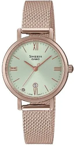 Casio Sheen SHE 4540CM 3AUER Zegarek damski