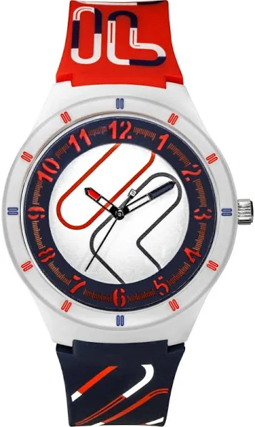 Fila Akcesoria Unisex Czerwony ONE Size Unisex Zegarek Dla Dorosłych Filastyle 44 mm Pasek Silikonowy 38-324