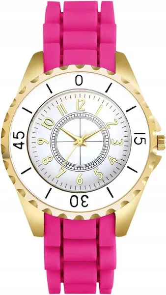 JewelryWe Zegarek na rękę damski silikonowy