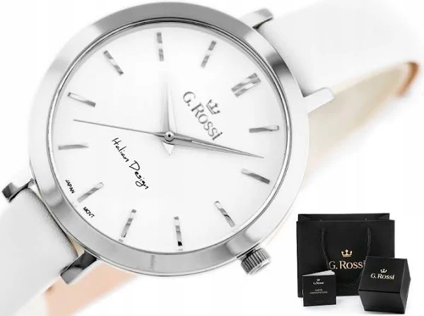 Zegarek Damski G. Rossi Rita skórzany Box Grawer