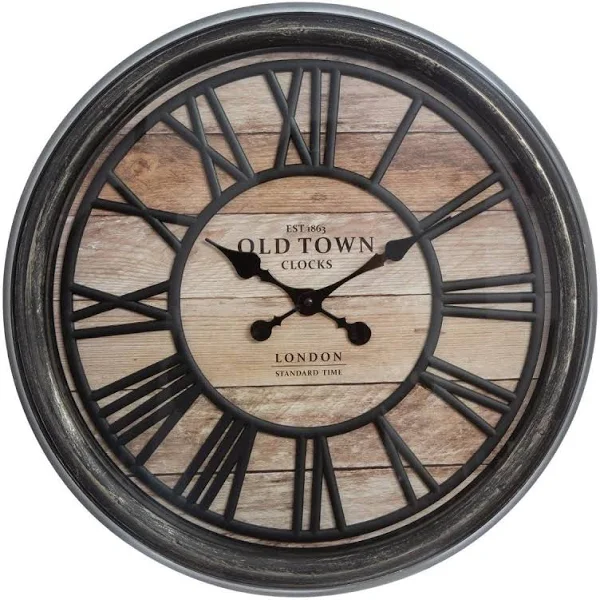 Zegar ścienny 3D z cyframi rzymskimi