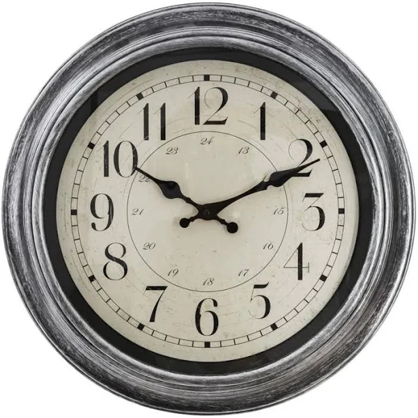 Atmosphera Zegar ścienny Nelson Silver 40 cm