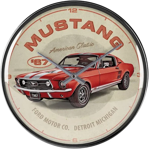 Zegar ścienny Ford Mustang GT 1967
