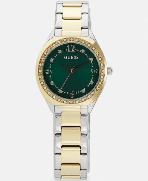 Guess Ona Analogowy Zegarek Z Kryształkami