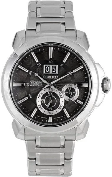 Seiko Premier SNP165P1 zegarki na rękę męski kwarcowy