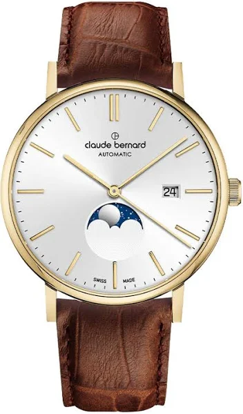 CLAUDE BERNARD SLIM LINE 80501 37J AID Automatyczny zegarek męski z datownikiem