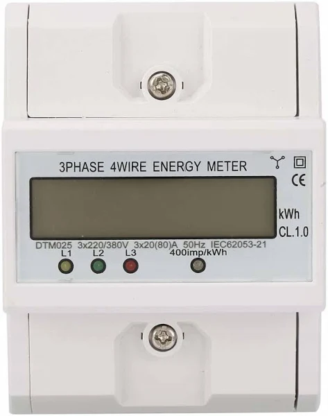 Miernik Energii Elektrycznej Watomierz 3-FAZOWY